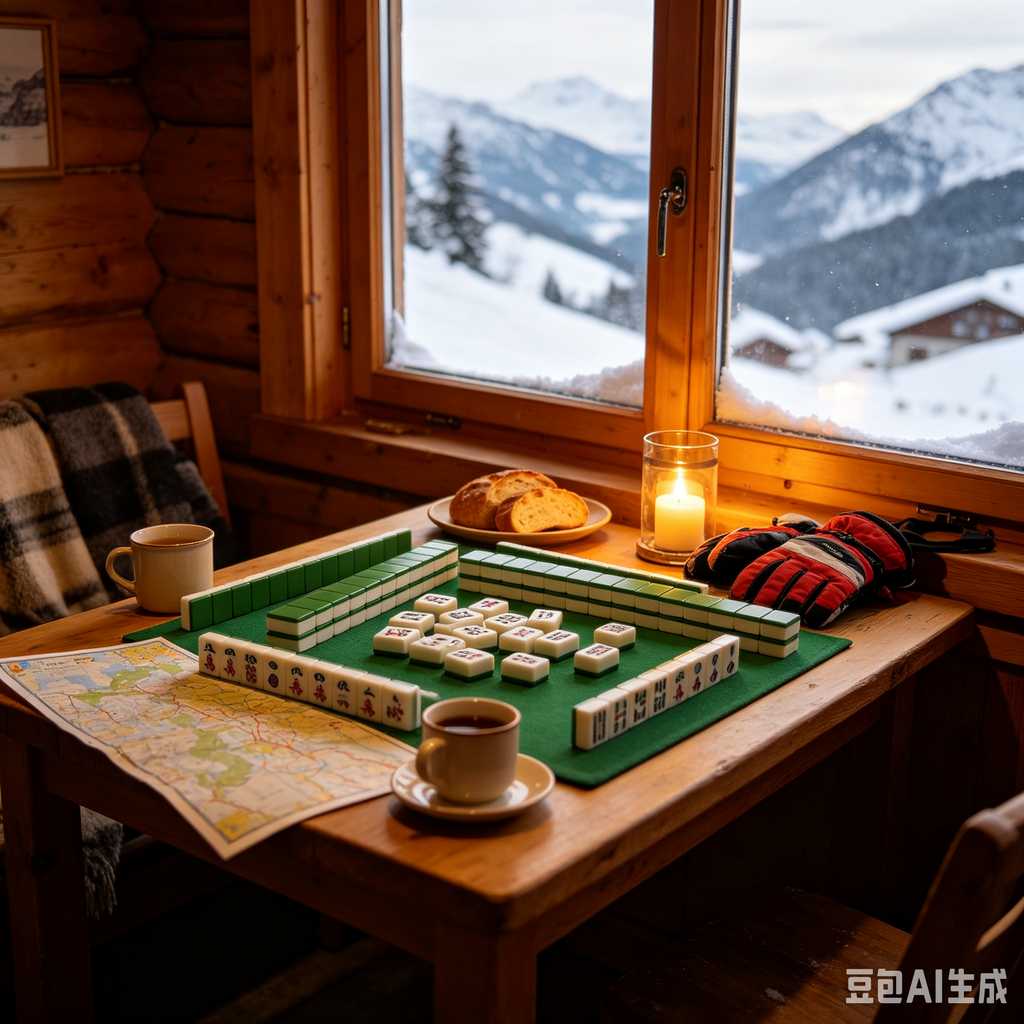 wood mahjong tiles