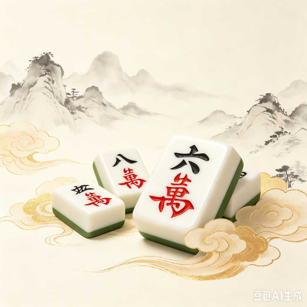 jelly transparent mahjong set