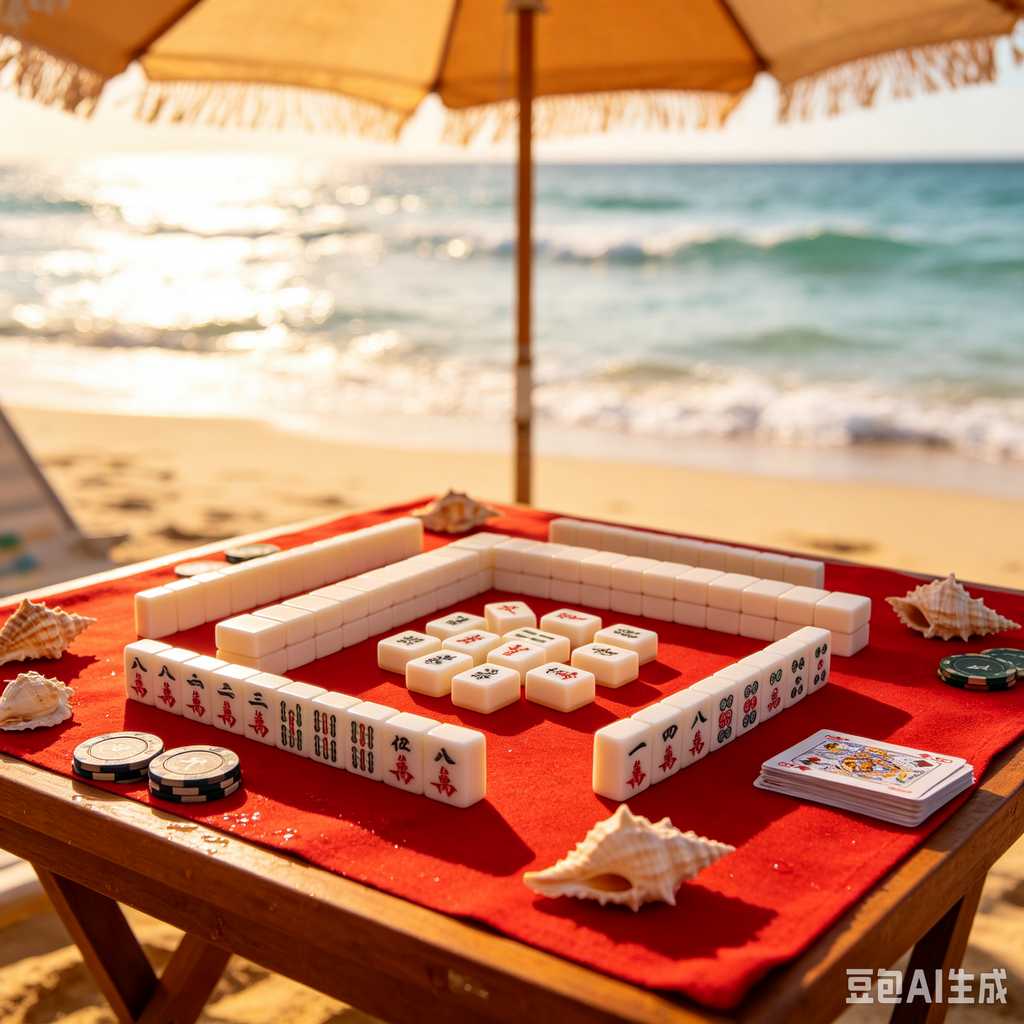 trendy color mahjong set
